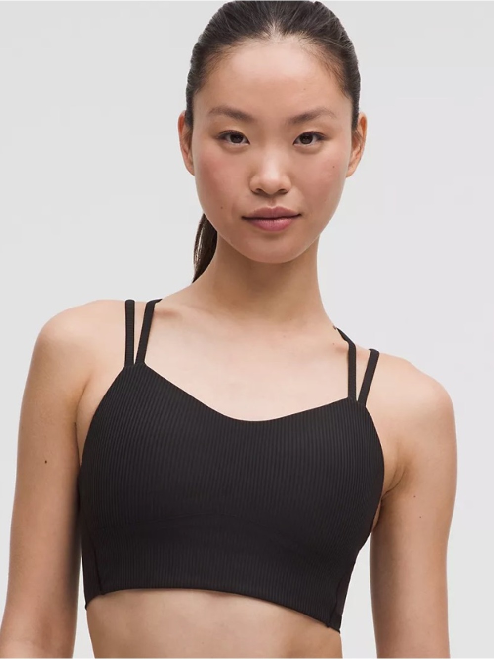 Like a Cloud Ribbed Longline Bra
Light Support, B/C Cup